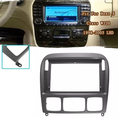 1Pcs Car Stereo Radio Panel Trim Frame For Benz S Class W220 1998-2005 • $27.80