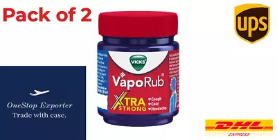 Vicks VapoRub Xtra Strong 50 Ml Pack Of 2 Pcs II US Ship • $16.40