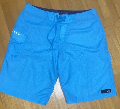 Oakley Kana 21 2.0 Boardshorts Mens 31 Blue Swim Shorts Regular Fit Beach Surf • $12.99