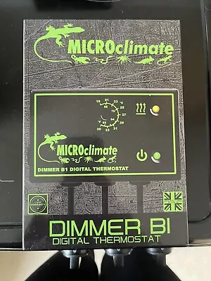 Microclimate Dimmer B1 HT Black 600W High Range Dimming Thermostat • £30