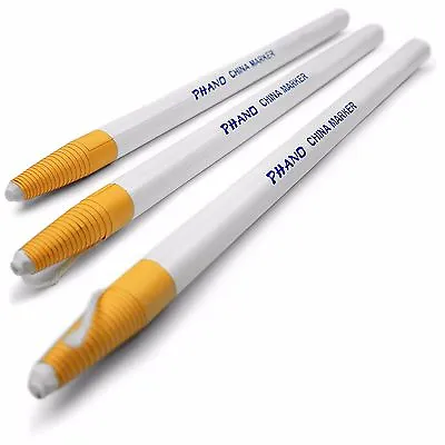 £4.29 • Buy China Marker Peel Off Chinagraph Pencils - Dixon - Non Toxic - Set Of 3 - White