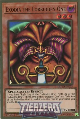 £1.30 • Buy Yugioh Exodia The Forbidden One MGED-EN005 Premium Gold Rare 1st Ed Near Mint