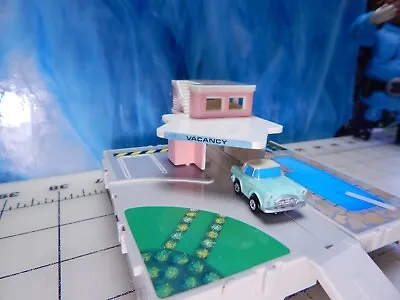 Vintage Galoob Micro Machines Travel City Mini Playset Motel 1987 Collectable • $16