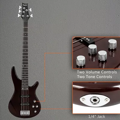 Having Top Quality GIB 5 String Single Single Pickup Earth Brown IB Bass • $109.19