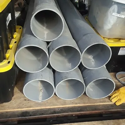 8   Diameter PVC Pipe Conduit Sch. 40 Gray 10ft  • $220