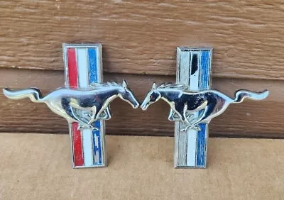  1964 1/2 1966 Mustang Left & Right Front Fender Running Horse Emblems • $30