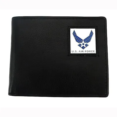 Siskiyou Air Force USAF Wings Logo Bifold Leather Wallet Credit Card Case  • $20.60