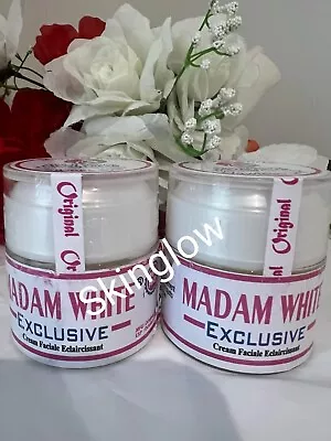 X 2 💯 Madam White Exclusive Flawless Face Cream. 60g X2 • $56.99