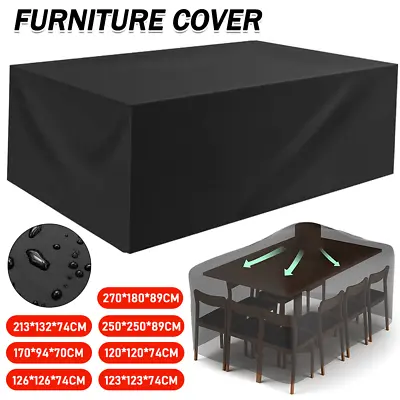 $5.85 • Buy AU Waterproof Outdoor Furniture Cover Garden Patio Rain UV Table Protector Chair