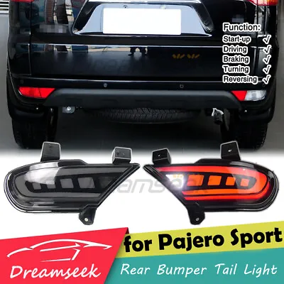 LED Rear Bumper Tail Brake Light For Mitsubishi Pajero Sport 13-15 Turn Reverse • $89.99