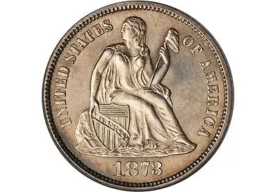 1873-CC LIBERTY SEATED DIME GLOSSY POSTER PICTURE PHOTO Coins Money Currency 123 • $12.99