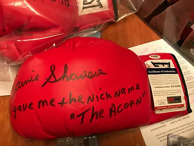 Earnie Shavers Signed PSA/DNA COA  Acorn  Autograph Boxing Glove Ali Inscription • $94.88