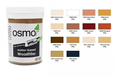 Osmo Wood Filler - Multi Purpose Interior Coloured Filler - 250g • £12.89