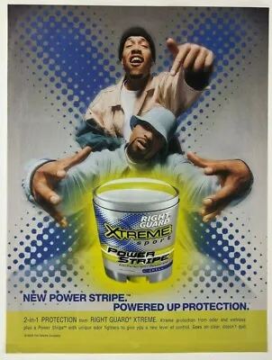 Right Guard Xtreme Sport Print Ad Poster Art PROMO Original Method Man Redman • $4.99