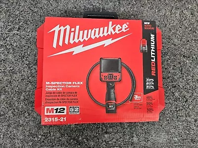 Milwaukee M12 2315-21 Spector Flex Inspection Camera Cable Kit 3 Ft. Cable • $380