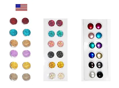 Magnetic Fashion Scarf Brooch Round Hijab Pin Accessory Multicolor  (12 Pins) • $15.99