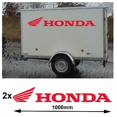 2x LRG Honda Sticker Decals SPECIAL ORDER 32  X 5   • £9.95