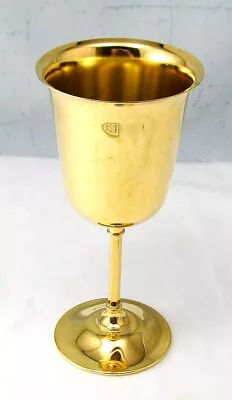 WMF EP Brass 24k Goldplate Ikora Goblet(s) Height 6 3/4   READ • $11.40