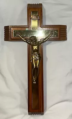 Vintage Last Rites Crucifix 13” & Candles (nos) Holy Water Bottle INRI Catholic • $37.99