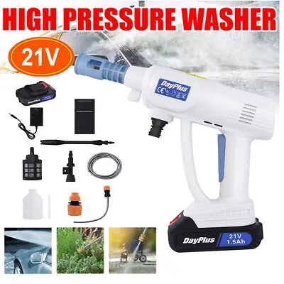 Cordless High Pressure Car Washer Portable Car Wash Cleaner Machine Water Gun • $42.49