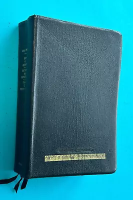 1970 LARGE Black Leather Quad Book Of Mormon Doctrine & Covenants Pearl • $22.99