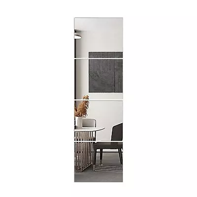 Glass Full Length Wall Mirror Tiles 12x10-4PCSFrameless Full Body Mir • $24.52