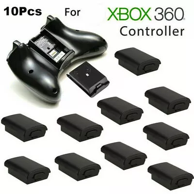 10 Pack Battery Cover Holder Back Shell Case Replacement For Xbox 360 Controller • $12.59