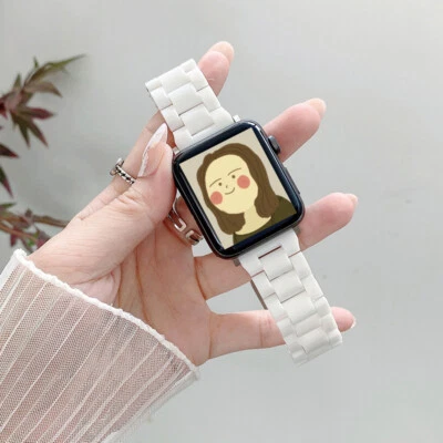 $17.99 • Buy Apple Watch Band For IWatch Series 7 6 5 4 3 2 1 Resin Iwatch Band Strap 38MM-45