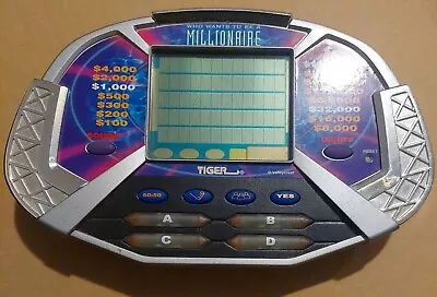 £9.57 • Buy Vintage Tiger Who Wants To Be A Millionaire Handheld Video Game Tested 2000