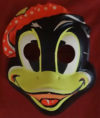 Vintage 1960s DAFFY DUCK Halloween Mask - Warner Brothers  • $25