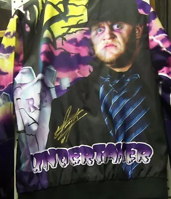 WWE The Undertaker Signed Chalk Line  Sz Small Jacket  VERY RARE  W/JSA Cert. • £482.57