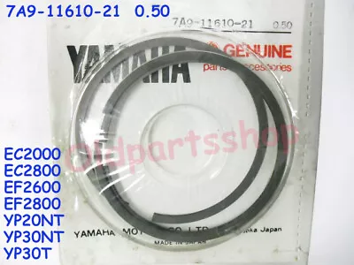 Yamaha Generator FF2800 EC2000 EF2600 EF2800 Piston Ring 0.50 NOS 7A9-11610-21 • $50.94