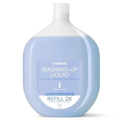 Method Washing Up Liquid Coconut Water Refill - 1L • £8.06