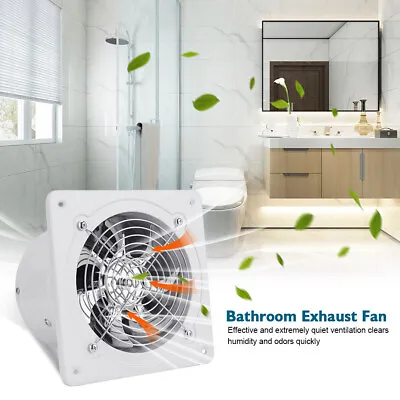 8 Inch Exhaust Fan Wall Mounted Vent Fans Ventilation Blower For Bathroom Window • $38.90