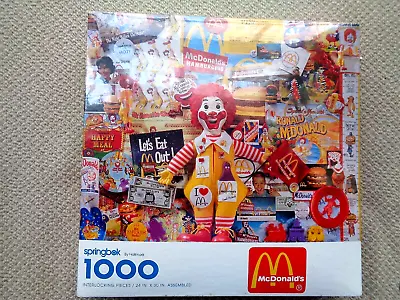 McDonald's 1991 Nostalgia 1000 Piece Puzzle • $18.95
