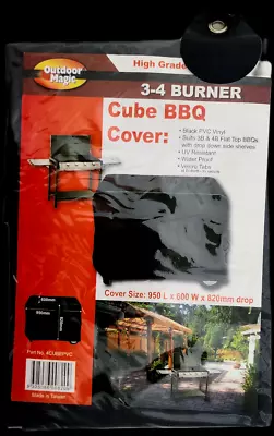 3-4 Burner Cube BBQ Cover • $19.95