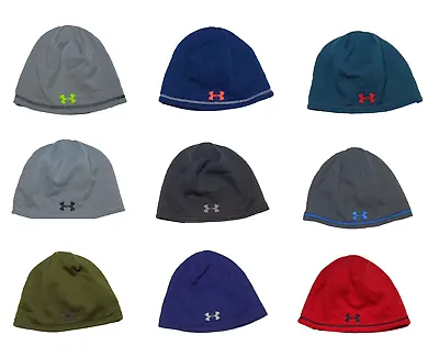 Under Armour Men UA ColdGear Infrared Elements CGI Storm Beanie Golf Winter OSFM • $34.99