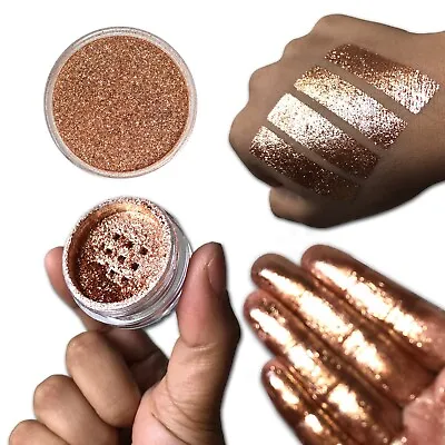 Loose Pigment Nail Dust Powder Glitter Eyeshadow Dazzle Shimmer Luxury Makeup  • £3.99