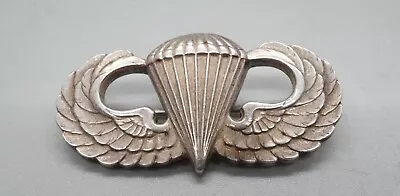 WWII Sterling Army Airborne Paratrooper Jump Wings Badge VERY RARE PIN BACK • $99.99