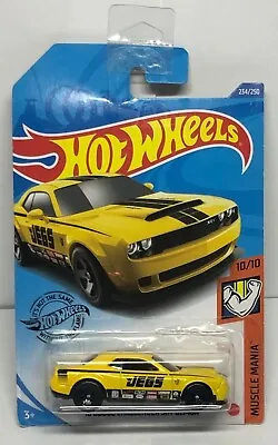 Hot Wheels 18 Dodge Challenger SRT Demon: Muscle Mania 10/10 Collection 2018 • £3.99