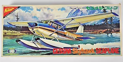 Bnib Nichimo 1:48 Model Kit 4817 Cessna Skyhawk Seaplane Floatplane Amphibios • £50