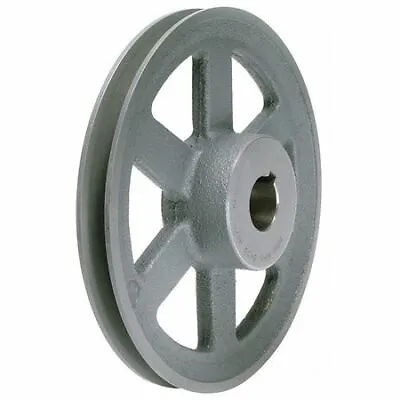 Zoro Select Ak7478 7/8  Fixed Bore 1 Groove Standard V-Belt Pulley 7.25  Od • $29.29