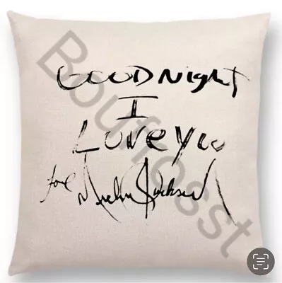 Michael Jackson Pillow Case REPRODUCTION Signed Autograph Signature • $25