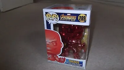 Marvel Avengers Infinity War Thanos Red No.289 Special Edition Funko POP Figure • £2.99