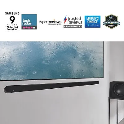 SAMSUNG HW-S800B/XU S800B 3.1.2ch Ultra Slim Soundbar Subwoofer With Alexa Black • £649