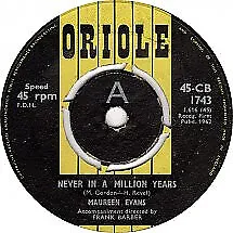 Maureen Evans - Never In A Million Years (7  Single) • £12.49