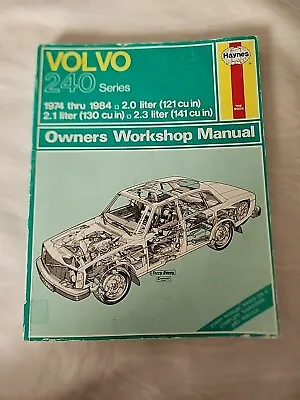 Volvo 240 Series 1974 Thru 1984 Haynes Repair Manual All Gasoline Engine Models • $6.99