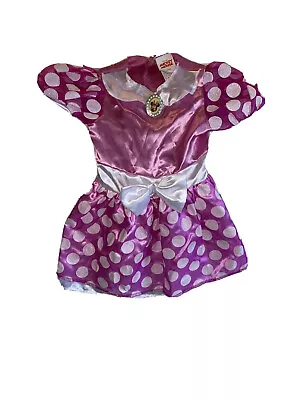 Disney Minnie Mouse Pretend Play  Costume Dress Only Toddler Size 2T B67 • $8.99