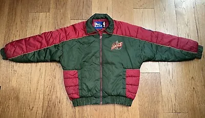 Vintage 90s Pro Player Seattle Super Sonics NBA Jacket Bomber Puffer SZ XL RARE • $259.99