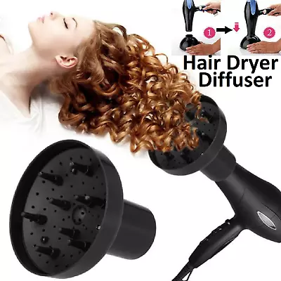 Universal Hair Diffuser Hair Dryer Diffuser Attachment For Curly And Wavy Hair  • $18.79